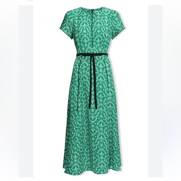 Dresses & Skirts - Cefinn Rosie Poplin Midi Dress in Green US Size 12